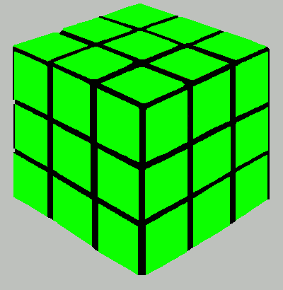 Rubik W�rfel einfarbig